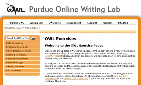 Online writing labs