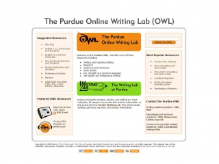 Owl online writing lab