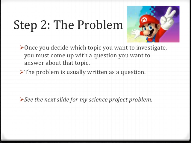 Problem statement for project