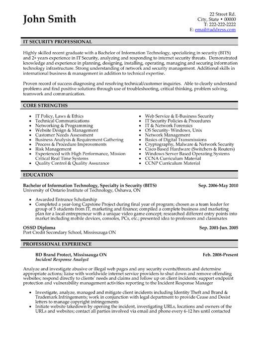 Professional Cv The City Of Ripley