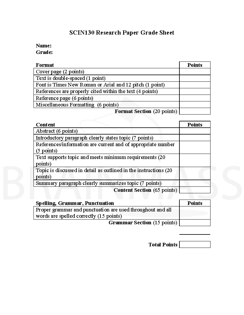 Research paper on global warming