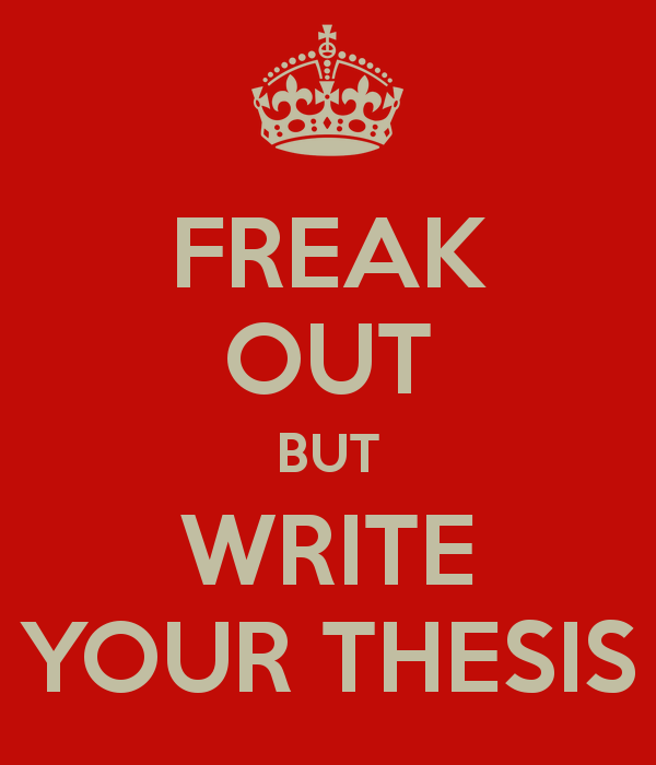 Thesis about writing