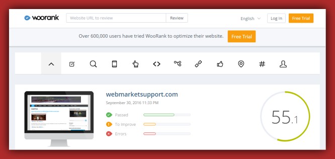 Website use statistics