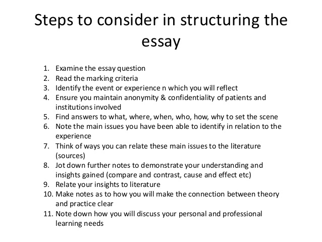 Write an essay on